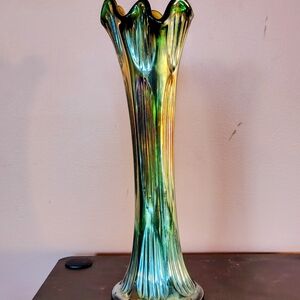 Iridescent Glass Vase